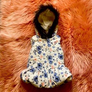 Calvin Klein Jeans Flowered Puffer Vest , 2T and a 6X  available